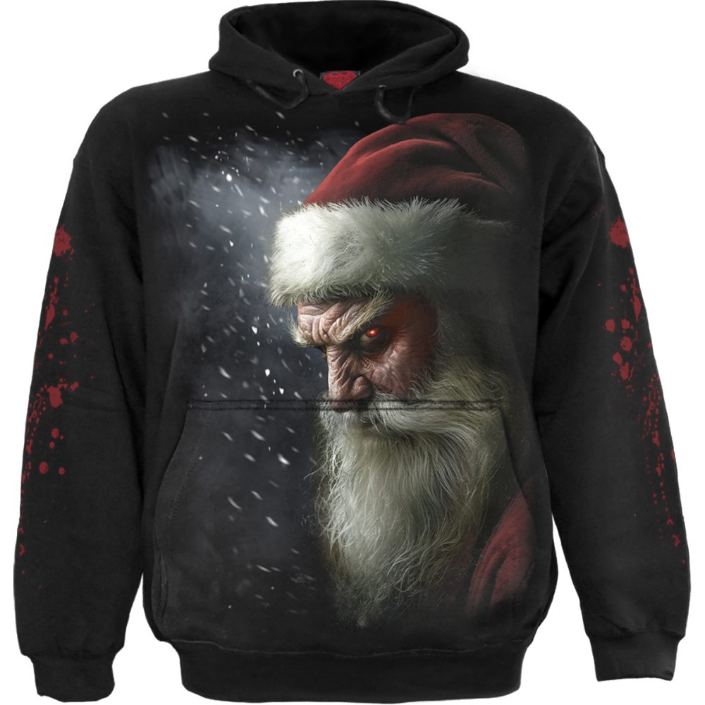 Spiral - Naughty Or Nice Santa Hoodie/trui - Zwart